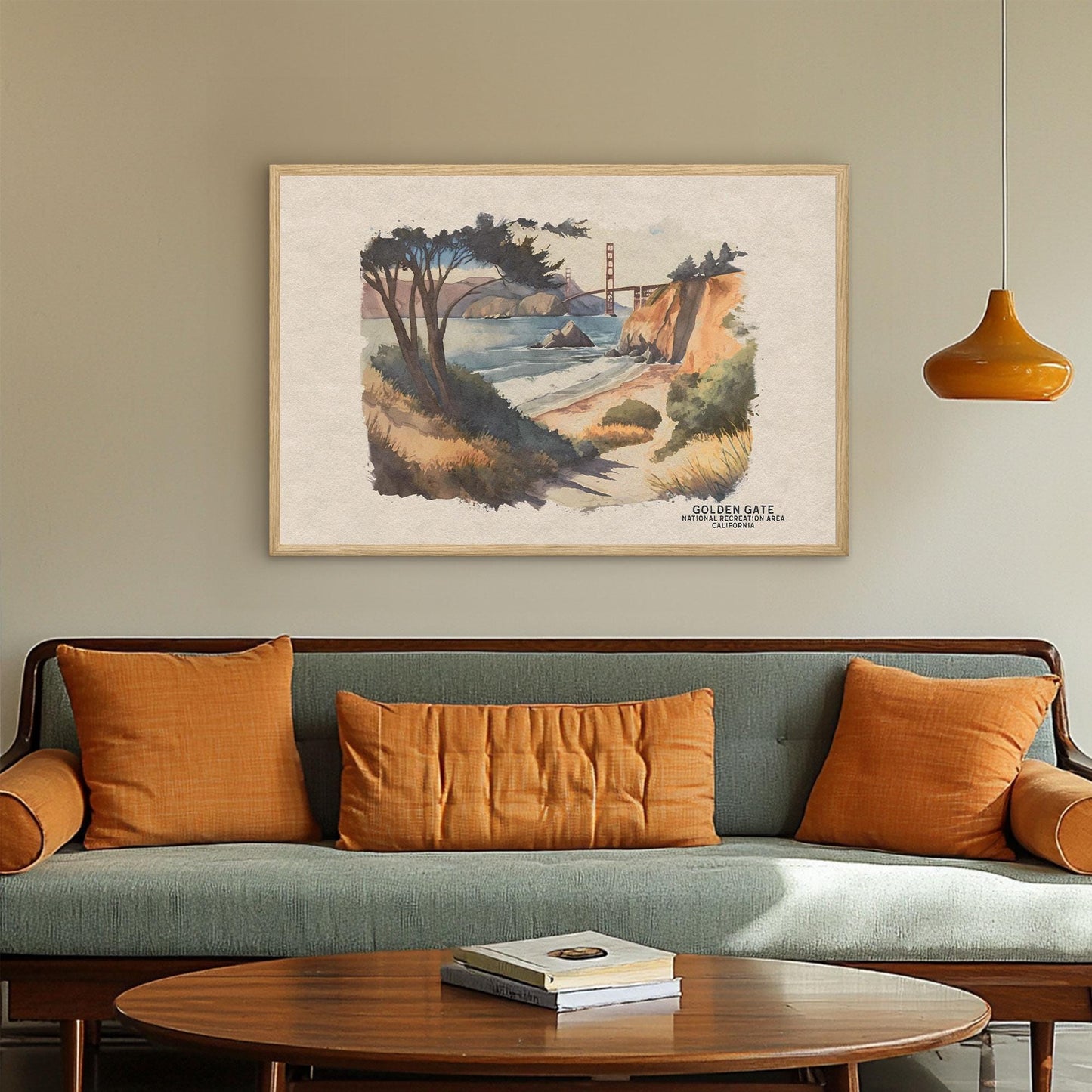 San Francisco Print, Golden Gate Bridge Travel Poster, California Print, Bay Area Poster, San Francisco Art, Travel Gift