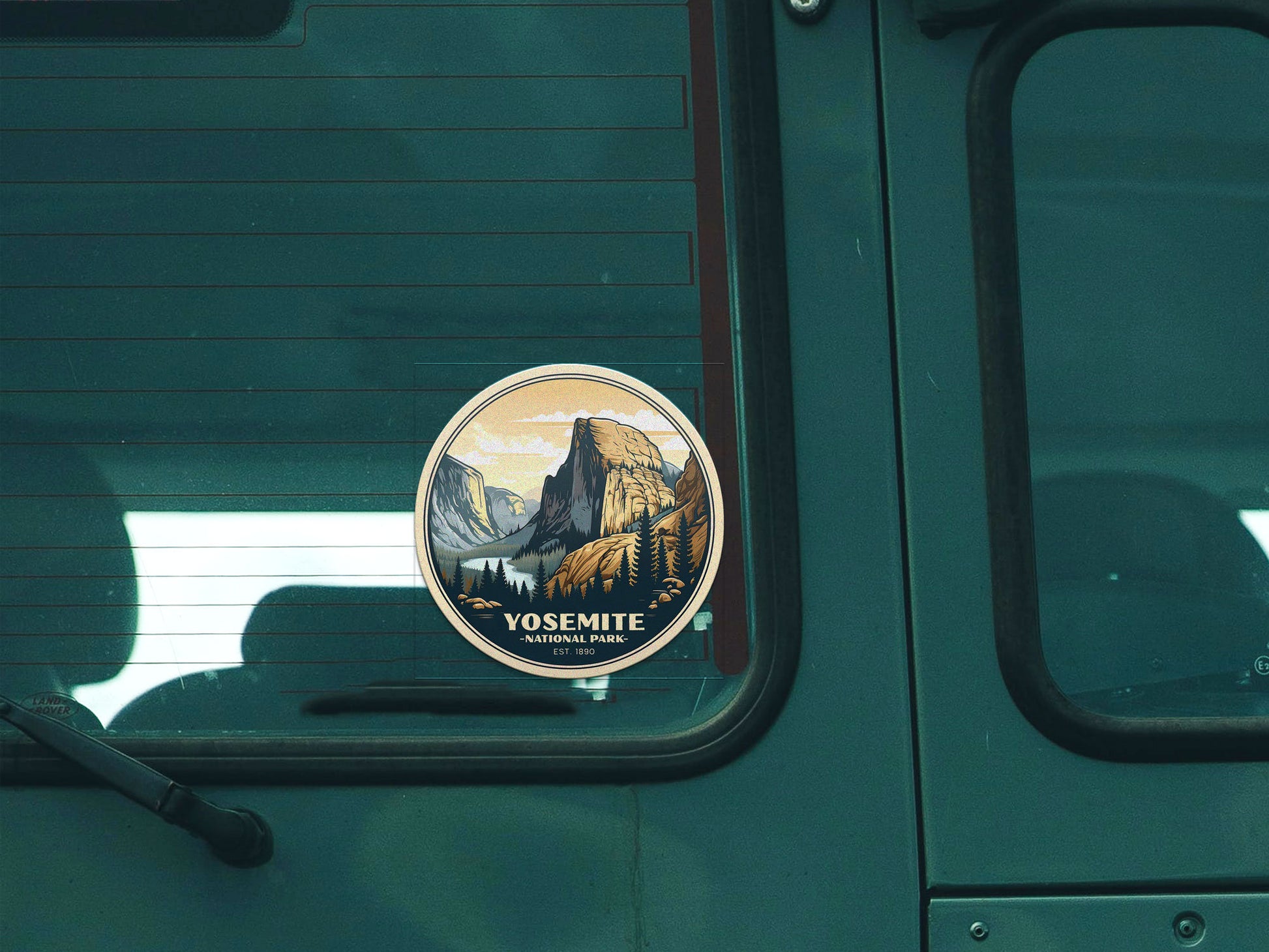 Yosemite National Park Sticker, California Decal, Waterproof Vinyl, Water Bottle Sticker, Camping And Hiking Sticker