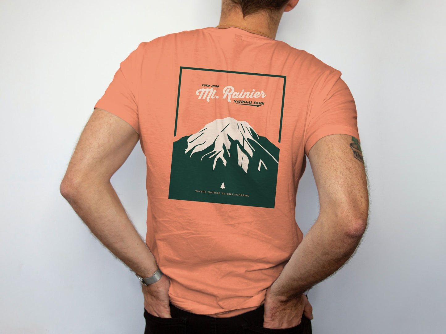 Mt Rainier National Park Shirt, Washington State, Mount Rainier Shirt, Pacific Northwest, Outdoorsy Shirt Unisex