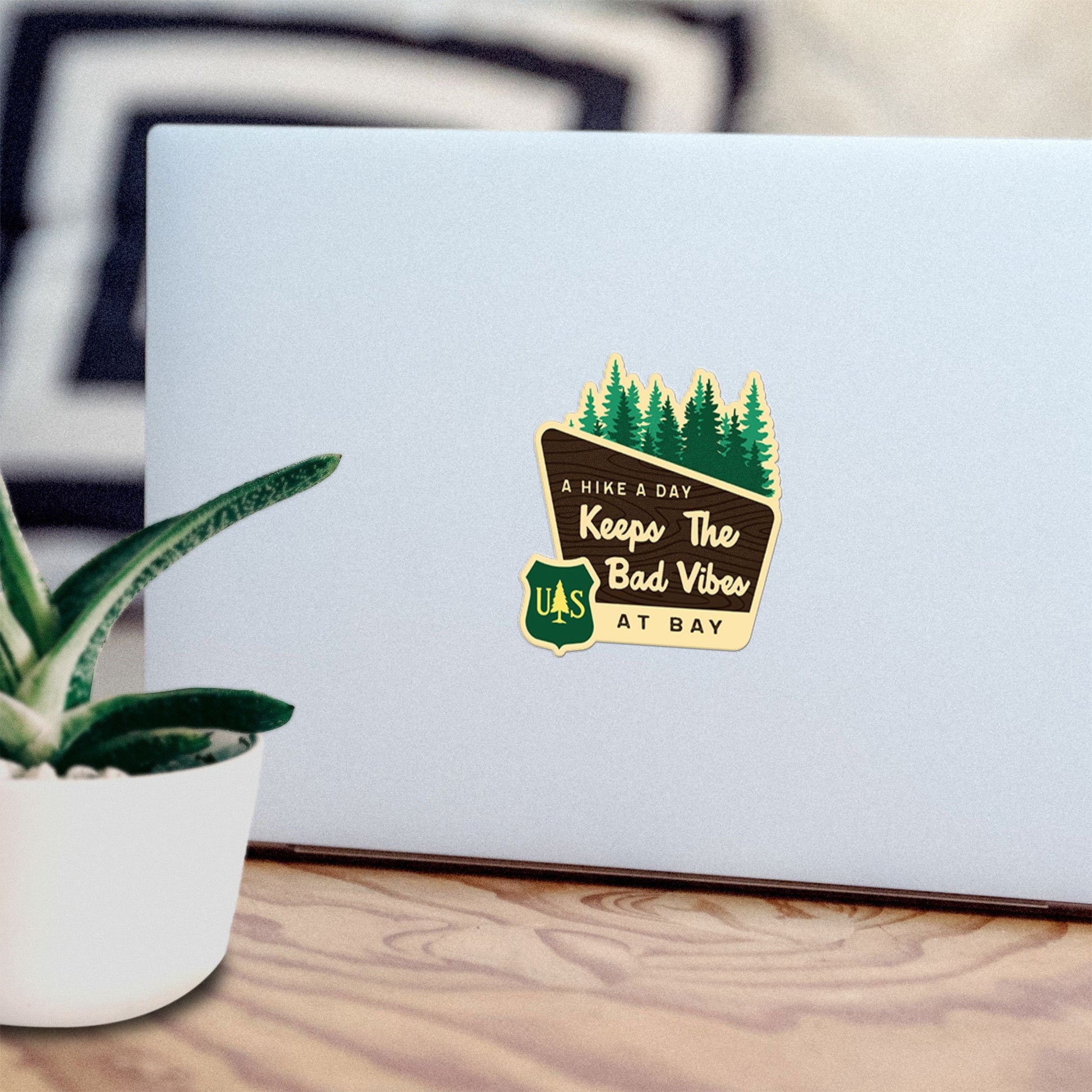 National Park Art, Kindle Stickers or Car Decal, Vinyl Sticker for Hydroflask or Laptop Sticker, National Park Gift Hiking Sticker